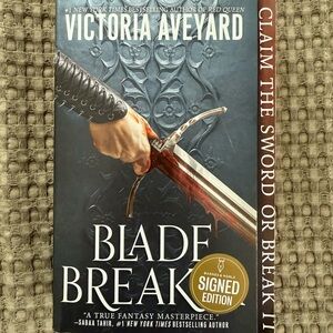 Barnes & Noble Blade Break Book - Black and Red Cover